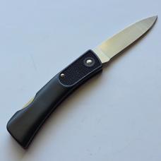 Vintage Schrade USA SP3 Slim Line Lockback Knife - Mint Condition - Plain Black Zytel