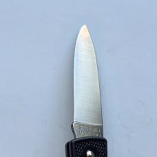Vintage Schrade USA SP3 Slim Line Lockback Knife - Mint Condition - Plain Black Zytel