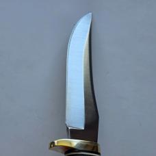 Vintage Schrade USA 153UH Uncle Henry "Golden Spike" Fixed Blade Knife - Box & Sheath