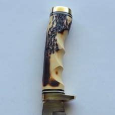 Vintage Schrade USA 153UH Uncle Henry "Golden Spike" Fixed Blade Knife - Box & Sheath