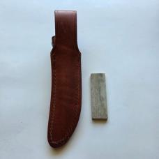 Vintage Schrade USA 153UH Uncle Henry "Golden Spike" Fixed Blade Knife - Box & Sheath