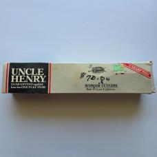 Vintage Schrade USA 153UH Uncle Henry "Golden Spike" Fixed Blade Knife - Box & Sheath
