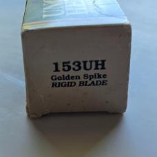 Vintage Schrade USA 153UH Uncle Henry "Golden Spike" Fixed Blade Knife - Box & Sheath