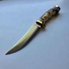 Vintage Schrade USA 153UH Uncle Henry "Golden Spike" Fixed Blade Knife - Box & Sheath