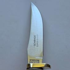 Vintage Schrade USA 153UH Uncle Henry "Golden Spike" Fixed Blade Knife - Box & Sheath