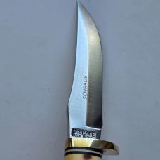 Vintage Schrade USA 153UH Uncle Henry "Golden Spike" Fixed Blade Knife - Box & Sheath