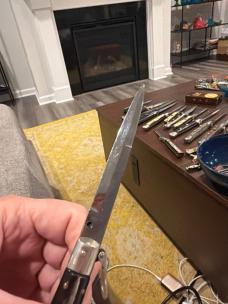 Patent Stamped Vintage Italian Fulcrum Fish Tail