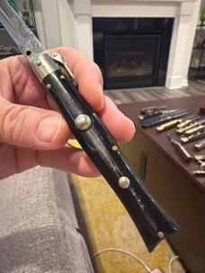 Patent Stamped Vintage Italian Fulcrum Fish Tail