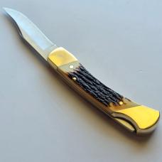 ​Vintage Schrade USA LB8 Uncle Henry "Bear Paw" Lockback Knife - Near Mint - Full Box & Paperwork