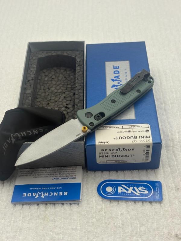 Benchmade 533SL-07 Mini Bugout New In Box Made In USA Benchmade 533SL-07 Mini Bugout New In Box Made In USA
