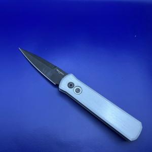 Pro-Tech Godson 721 Raw Aluminum Automatic Knife 