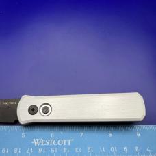 Pro-Tech Godson 721 Raw Aluminum Automatic Knife 