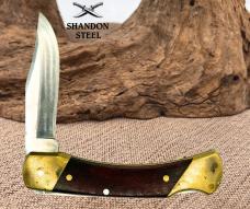 Schrade Uncle Henry LB7 "Bear Paw" VINTAGE Lockback Folding Knife - USA Made 119