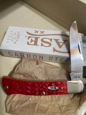 Case Axe handle red bone CS NIB BR 61135