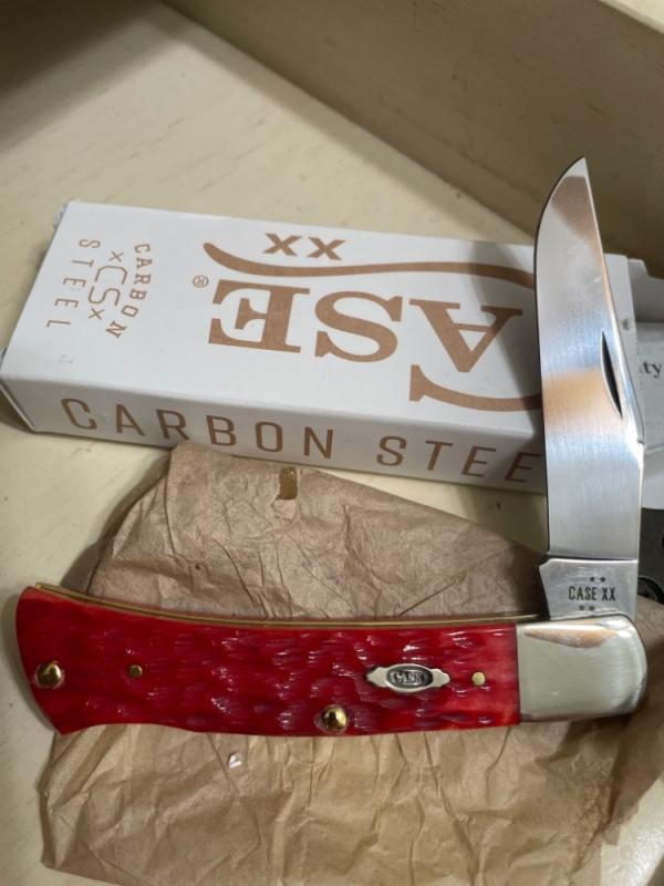 Case Axe handle red bone CS NIB BR 61135 Case Axe handle red bone CS NIB BR 61135