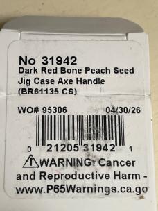 Case Axe handle red bone CS NIB BR 61135