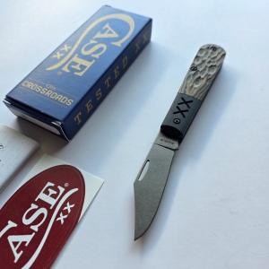 Case XX Crossroads Barlow Pocket Knife Fossil Jig Luna Richlite S35VN Steel USA