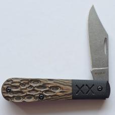 Case XX Crossroads Barlow Pocket Knife Fossil Jig Luna Richlite S35VN Steel USA