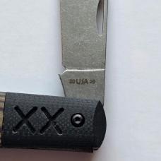Case XX Crossroads Barlow Pocket Knife Fossil Jig Luna Richlite S35VN Steel USA