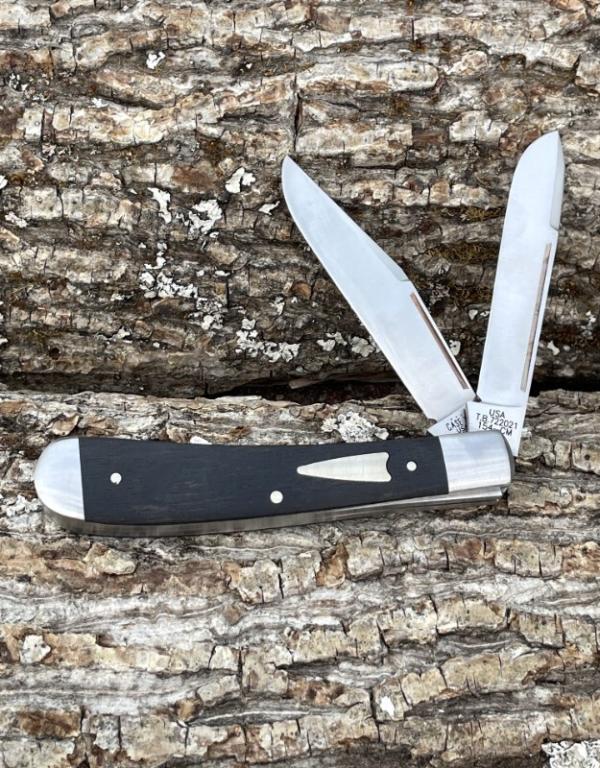 CASE XX ** 2021 TONY BOSE COLLABORATION SMOOTH EBONY WOOD 154CM HT TRAPPER CASE XX ** 2021 TONY BOSE COLLABORATION SMOOTH EBONY WOOD 154CM HT TRAPPER