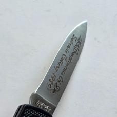 ​Vintage 1989 Schrade USA SP2 Raider Lockback - Mint In Box (MIB) - Factory Etch Special Edition