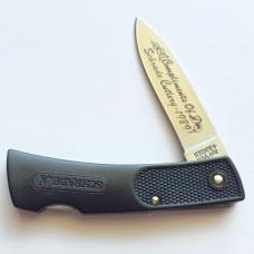 ​Vintage 1989 Schrade USA SP2 Raider Lockback - Mint In Box (MIB) - Factory Etch Special Edition