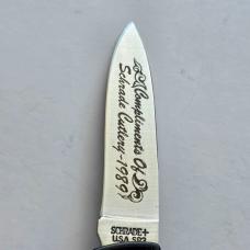 ​Vintage 1989 Schrade USA SP2 Raider Lockback - Mint In Box (MIB) - Factory Etch Special Edition