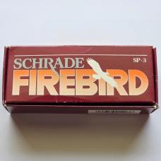 Vintage Schrade USA SP3 Firebird Lockback Knife - Mint In Box (MIB) - Maroon Handle Variation