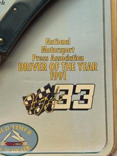 ​Vintage 1992 Schrade USA HG2CP Harry Gant #33 Skoal Bandit SP2 Lockback Knife - Factory Sealed NIP