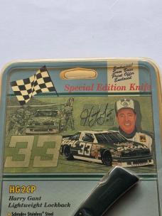 ​Vintage 1992 Schrade USA HG2CP Harry Gant #33 Skoal Bandit SP2 Lockback Knife - Factory Sealed NIP