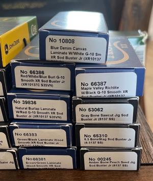 Case 9 pc Sod Buster Jr Lot All new in original boxes