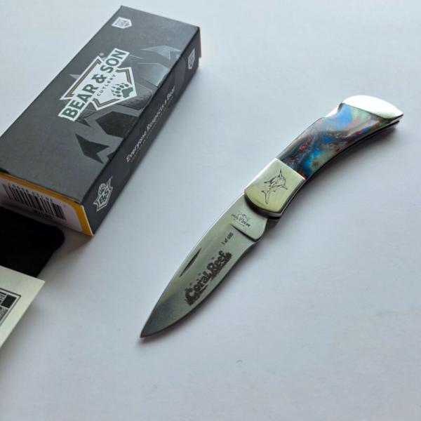 Bear & Son USA 961CR "Coral Reef" Lockback - Brand New In Box - Limited Edition 1 of 600 Bear & Son USA 961CR "Coral Reef" Lockback - Brand New In Box - Limited Edition 1 of 600