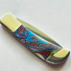 ​Bear & Son USA 961CR "Coral Reef" Lockback - Brand New In Box - Limited Edition 1 of 600
