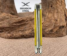 Elk Ridge - Yellow Synthetic - 2 Blade Mini Trapper ER-220MY Pocket Knife (121)