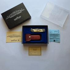 1995 Schrade USA Sporting Dogs "English Pointer" Lockback - 100% Mint In Box - Serial #1399