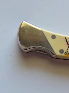 1995 Schrade USA Sporting Dogs "English Pointer" Lockback - 100% Mint In Box - Serial #1399