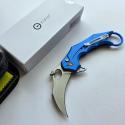 CIVIVI Incisor II Button Lock Karambit - Brand New in Box - Blue Aluminum - Nitro-V Blade