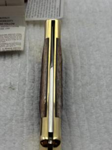 Buck 1990 Model 110BB Brown Bone Folding Lockback Hunter Made In USA New In Box