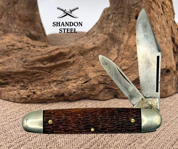 Ulster Co. Vintage 2 Blade Equal End Jack Folding Knife - U.S.A. Made (135) Ulster Co. Vintage 2 Blade Equal End Jack Folding Knife - U.S.A. Made (135)