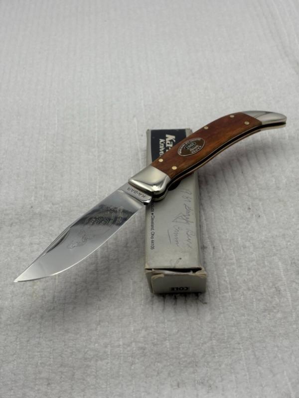 Kabar 1987 Vintage Grizzly Collectors Club Ltd Ed 1 Blade Hunter NIB Made In USA Kabar 1987 Vintage Grizzly Collectors Club Ltd Ed 1 Blade Hunter NIB Made In USA
