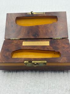Taylor Cutlery Kingsport TN 1979 Vintage 2 Blade MOP Gunstock Pocket Knife 