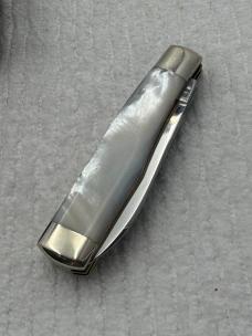 Taylor Cutlery Kingsport TN 1979 Vintage 2 Blade MOP Gunstock Pocket Knife 