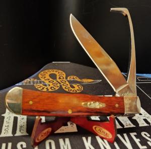 2015 Case Rosewood Equestrians Knife 7254SS