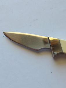 Vintage Schrade USA SC509 "Great Eagle" Scrimshaw Fixed Blade Knife - Full Box & Sheath Bundle