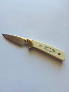 Vintage Schrade USA SC509 "Great Eagle" Scrimshaw Fixed Blade Knife - Full Box & Sheath Bundle