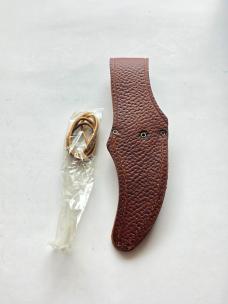 Vintage Schrade USA 155SC "The Mayflower" Scrimshaw Fixed Blade Knife - Mint In Box Bundle