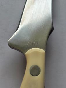 Vintage Schrade USA 155SC "The Mayflower" Scrimshaw Fixed Blade Knife - Mint In Box Bundle