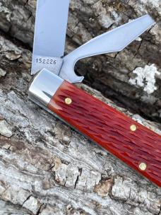 GEC TIDIOUTE ** 152226CL CINNABAR JIGGED BONE CROWN LIFTER