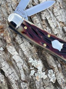 GEC NORTHFIELD ** 571326 OXBLOOD STAGCUT NATURAL GEPPETTO WHITTLER SATIN