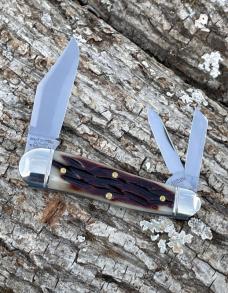 GEC NORTHFIELD ** 571326 OXBLOOD STAGCUT NATURAL GEPPETTO WHITTLER SATIN